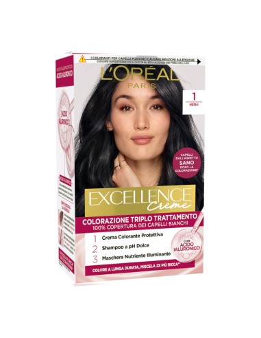 offerta L'Oreal Paris Excellence Creme Colorazione Permanente 1 Nero