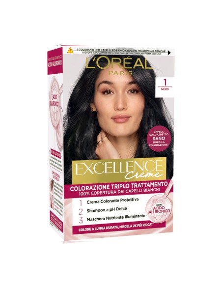 offerta L'Oreal Paris Excellence Creme Colorazione Permanente 1 Nero