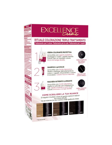 offerta L'Oreal Paris Excellence Creme Colorazione Permanente 1 Nero