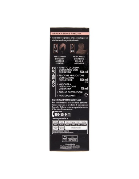 offerta Palette Syoss Colorazione Permanente con Cheratina 1.4 Nero Blu