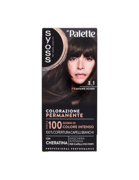 offerta Palette Syoss Colorazione Permanente con Cheratina 3.1 Castano Scuro