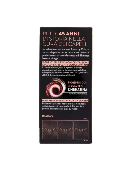 offerta Palette Syoss Colorazione Permanente con Cheratina 3.1 Castano Scuro