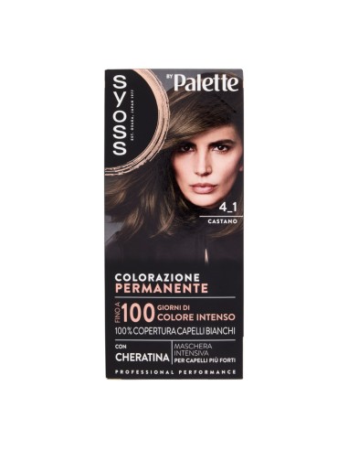 offerta Palette Syoss Colorazione Permanente con Cheratina 4.1 Castano