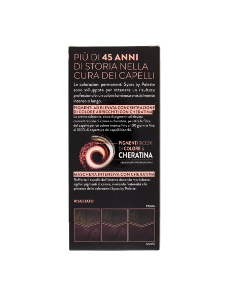 offerta Palette Syoss Colorazione Permanente con Cheratina 4.2 Castano Mogano
