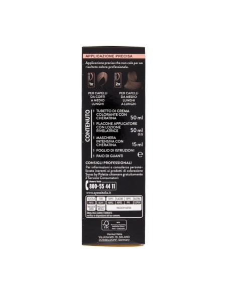 offerta Palette Syoss Colorazione Permanente con Cheratina 4.2 Castano Mogano
