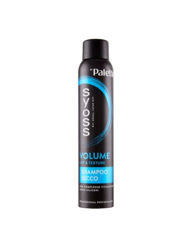 offerta Palette Syoss Spray Shampoo Secco Volume Lift & Texture Formula Professionale 200 ml