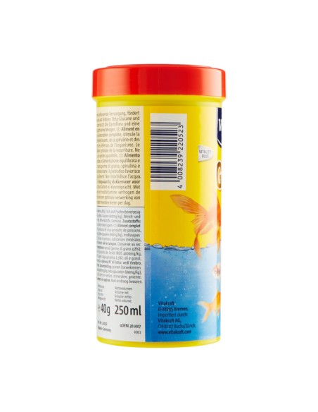 offerta Vitakraft Premium Gold Cibo per Pesci Rossi Flake-Mix 250 ml