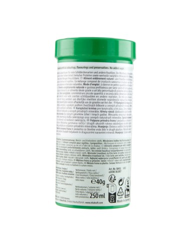 offerta Vitakraft Reptile Nature Cibo per Tartaruga e Rettili Menu Carnivor 250 ml