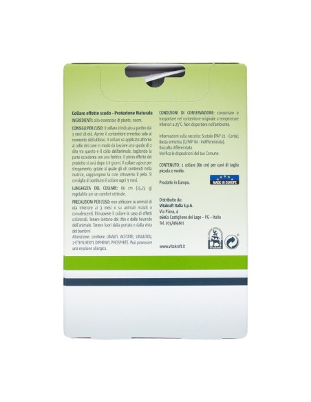 offerta Vitakraft Protezione Naturale Collare per Cani di Piccola e Media Taglia Effetto Scudo 60 cm