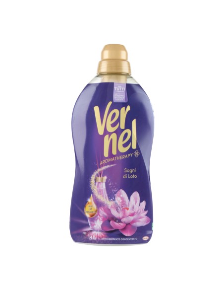 offerta Vernel Aromatherapy Ammorbidente Concentrato Sogni di Loto 1,15 L