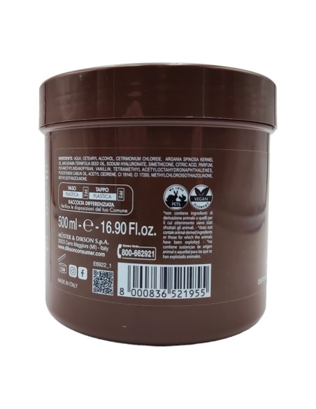 offerta Dikson Argan Maschera Nutriente per Capelli Secchi e Disidratati 500 ml