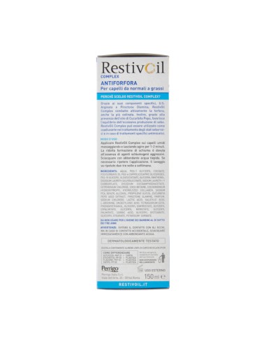offerta RestivOil Shampoo Complex Antiforfora per Capelli da Normali a Grassi 150 ml