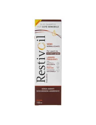 offerta RestivOil Shampoo Fisiologico Sebo Normalizzante per Capelli da Normali a Grassi 150 ml