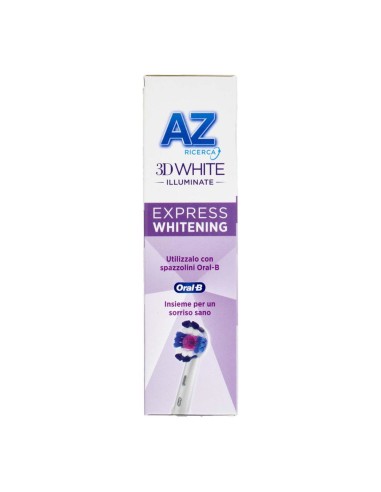 offerta AZ 3D White Illuminante Dentifricio Express Whitening Bianco Glossy 50 ml