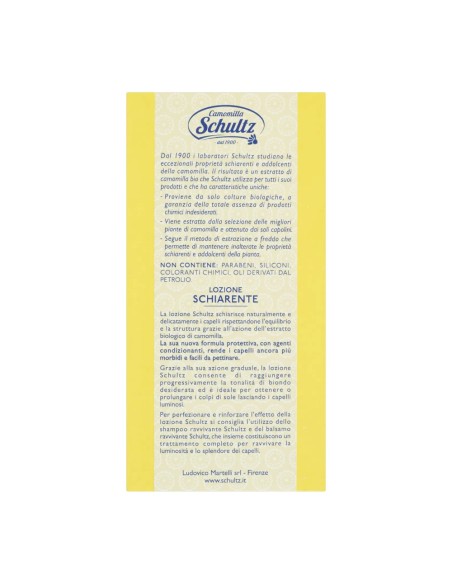 offerta Schultz Camomilla Lozione Liquida Schiarente ad Azione Graduale 200 ml
