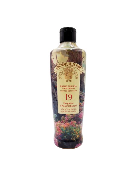 offerta Compagnia delle Indie Bagnoschiuma Profumato 19 Mughetto e Muschi Bianchi 500 ml