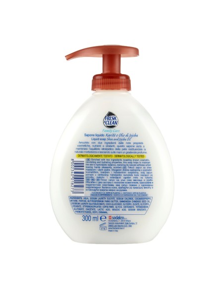 offerta Fresh & Clean Family Care Sapone Mani Liquido Karitè e Olio di Jojoba 300 ml
