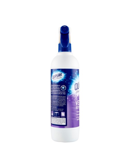 offerta Quasar Spray Vetri con Extra Profumo Efficacia Professionale 580 ml