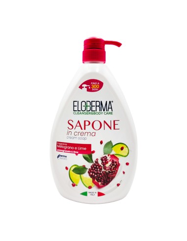 offerta Eloderma Sapone in Crema Igienizzante Fragranza Melograno e Lime 1000 ml