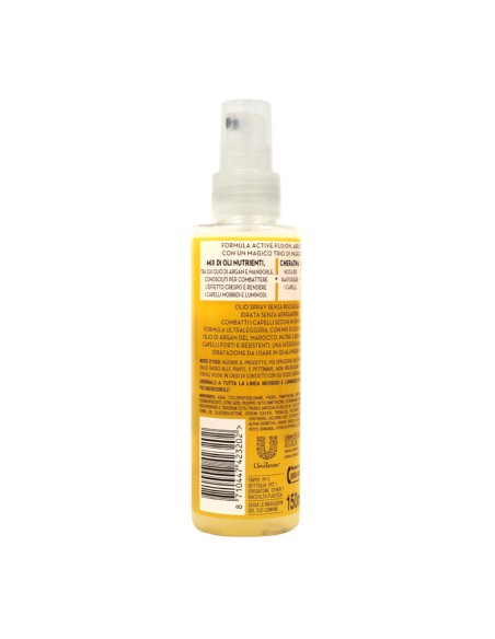 offerta Sunsilk Morbidi e Luminosi Olio Spray Nutriente per Capelli Secchi e Spenti 150 ml