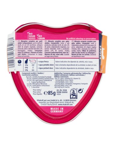 offerta Vitakraft Poésie Création Bocconcini in Salsa con Tacchino e Salsa al Formaggio 85 g