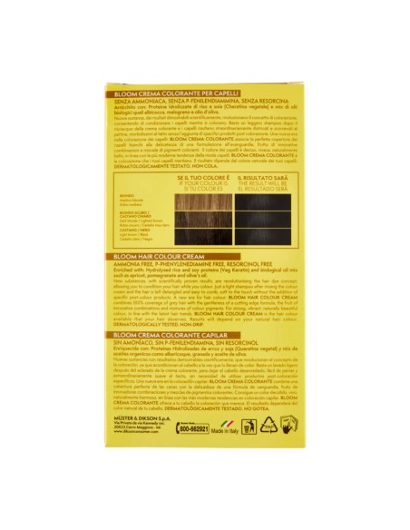 offerta Dikson Bloom Crema Colorante + Trattamento Rigenerante 100 Nero 55 ml