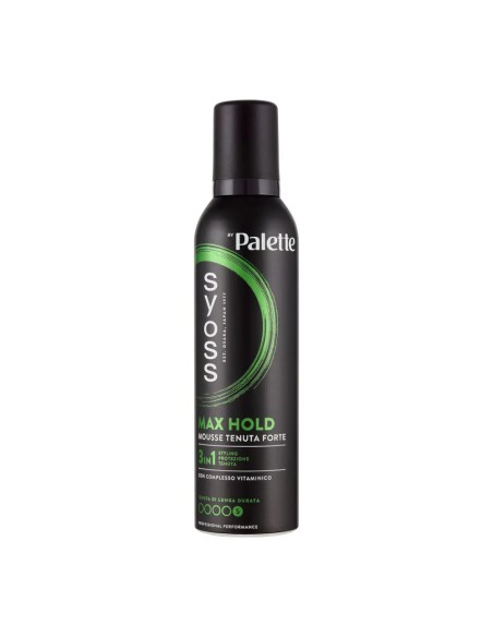 offerta Palette Syoss Max Hold Mousse Tenuta Forte 3in1 250 ml