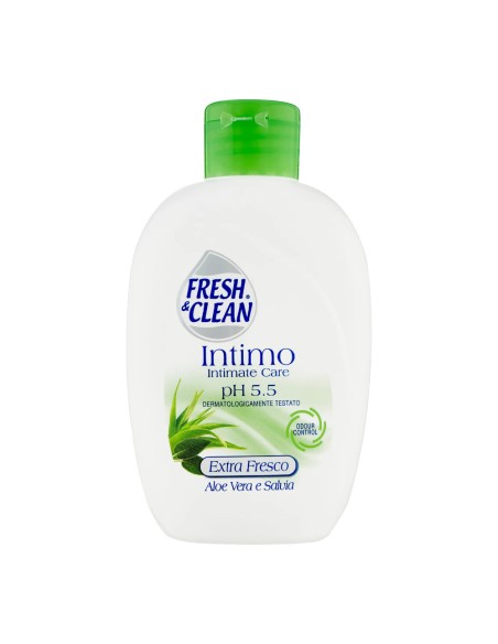 offerta Fresh & Clean Detergente Intimo Liquido pH 5,5 Extra Fresco Aloe Vera e Salvia 200 ml