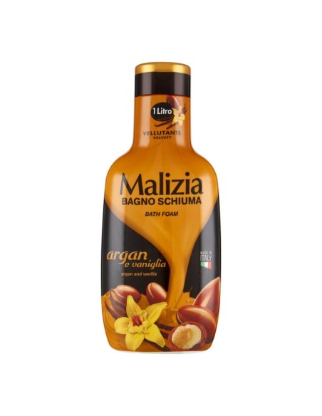 offerta Malizia Bagnoschiuma Vellutante con Argan e Vaniglia 1000 ml