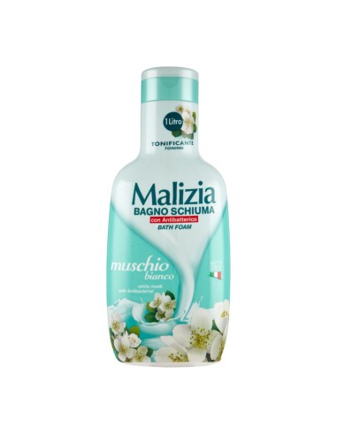 offerta Malizia Bagnoschiuma Tonificante Muschio Bianco con Antibatterico 1000 ml