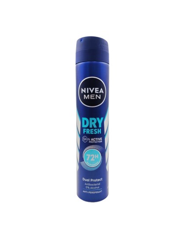 offerta Nivea Men Dry Fresh Deodorante Spray Anti-Traspirante e Anti-Batterico 200 ml