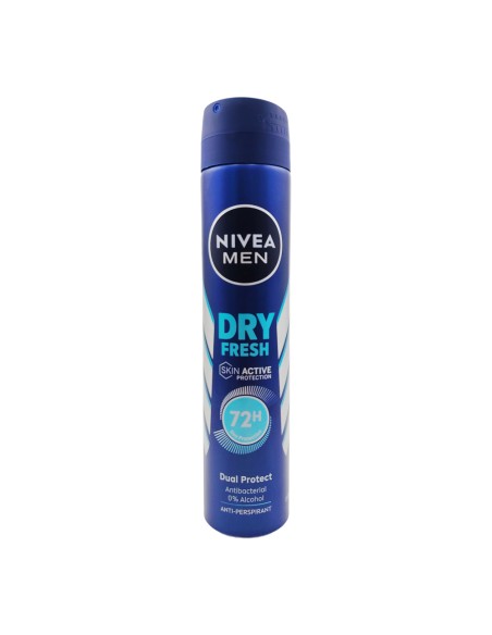 offerta Nivea Men Dry Fresh Deodorante Spray Anti-Traspirante e Anti-Batterico 200 ml