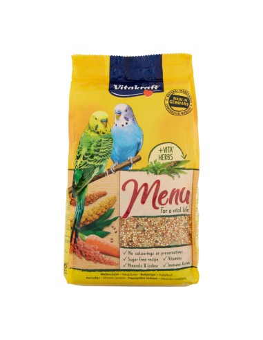offerta Vitakraft Menù Alimento Completo per Pappagallini Ondulati 1 Kg