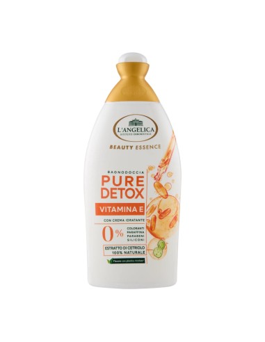 offerta L'Angelica Beauty Essence Bagnodoccia Pure Detox Estratto di Cetriolo 100% Naturale 520 ml