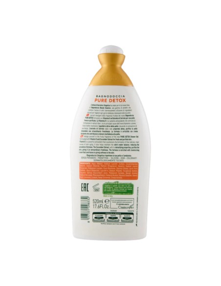 offerta L'Angelica Beauty Essence Bagnodoccia Pure Detox Estratto di Cetriolo 100% Naturale 520 ml