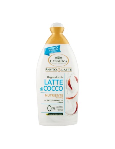offerta L'Angelica Phyto Latte Bagnodoccia Latte di Cocco Nutriente 520 ml