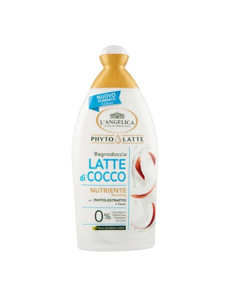 offerta L'Angelica Phyto Latte Bagnodoccia Latte di Cocco Nutriente 520 ml