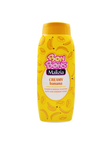 offerta Malizia Bon Bons Bagno e Doccia Schiuma Creamy Banana 500 ml