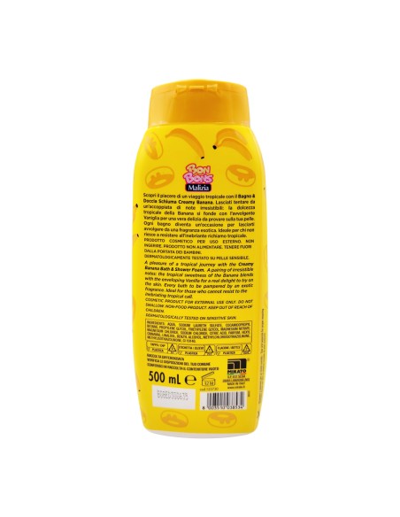 offerta Malizia Bon Bons Bagno e Doccia Schiuma Creamy Banana 500 ml