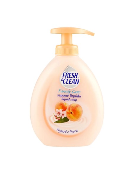 offerta Fresh & Clean Family Care Sapone Mani Liquido Yogurt e Pesca 300 ml