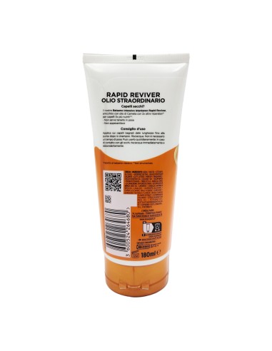 offerta L'Oreal Paris Elvive Olio Straordinario Rapid Reviver Balsamo Intensivo Istantaneo 180 ml