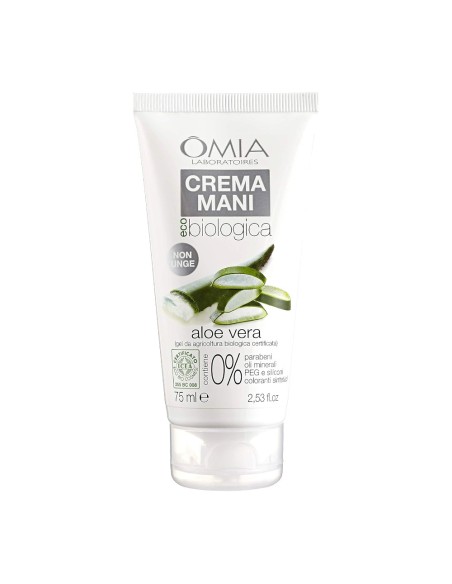 offerta Omia Laboratories Crema Mani Eco Biologica Aloe Vera 75 ml