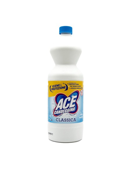 offerta Ace Candeggina Classica con Tecnologia Proteggi Fibra per Casa e Bucato 1 L