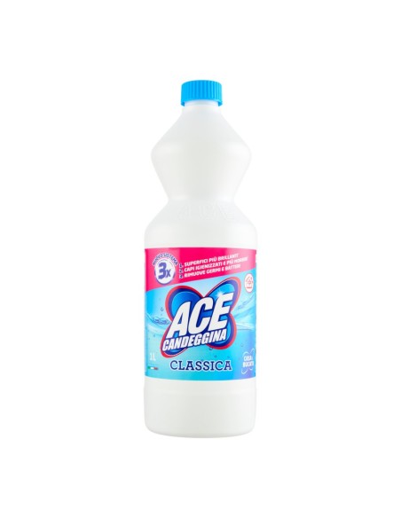 offerta Ace Candeggina Classica con Tecnologia Proteggi Fibra per Casa e Bucato 1 L
