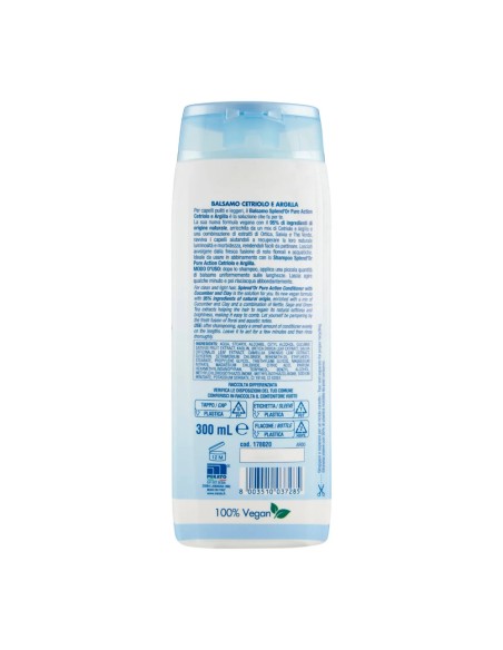 offerta Splend'Or Balsamo Districante Pure Action Cetriolo e Argilla per Capelli Grassi 300 ml