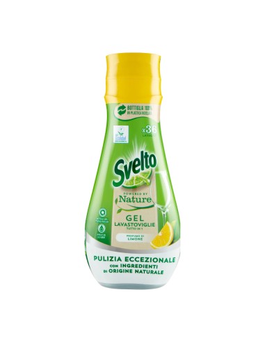 offerta Svelto Powered By Nature Gel Lavastoviglie Tutto in 1 Profumo di Limone 640 ml