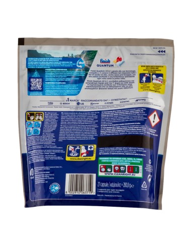 offerta Finish Powerball Quantum All In 1 Limone Detergente Lavastoviglie 27 Tabs