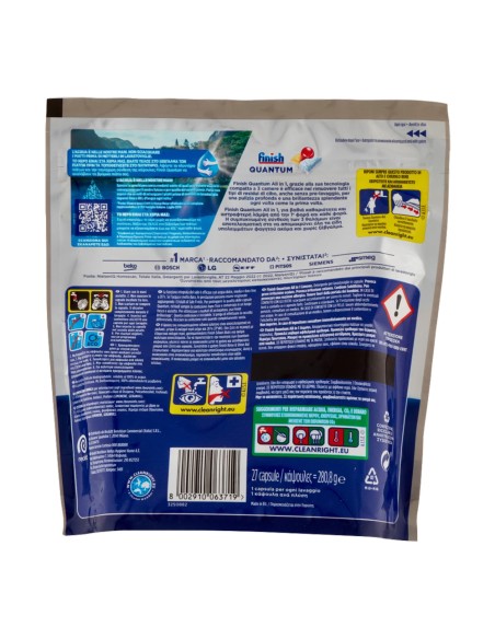 offerta Finish Powerball Quantum All In 1 Limone Detergente Lavastoviglie 27 Tabs