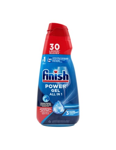 offerta Finish Power Gel Fresh All in 1 Detergente Lavastoviglie 30 Lavaggi 600 ml
