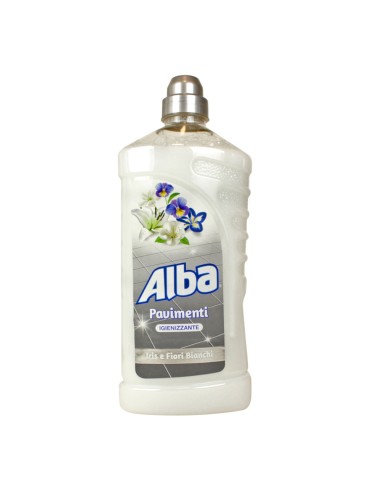 offerta Alba Pavimenti Detersivo Lavapavimenti Fragranza Iris e Fiori Bianchi 1 L